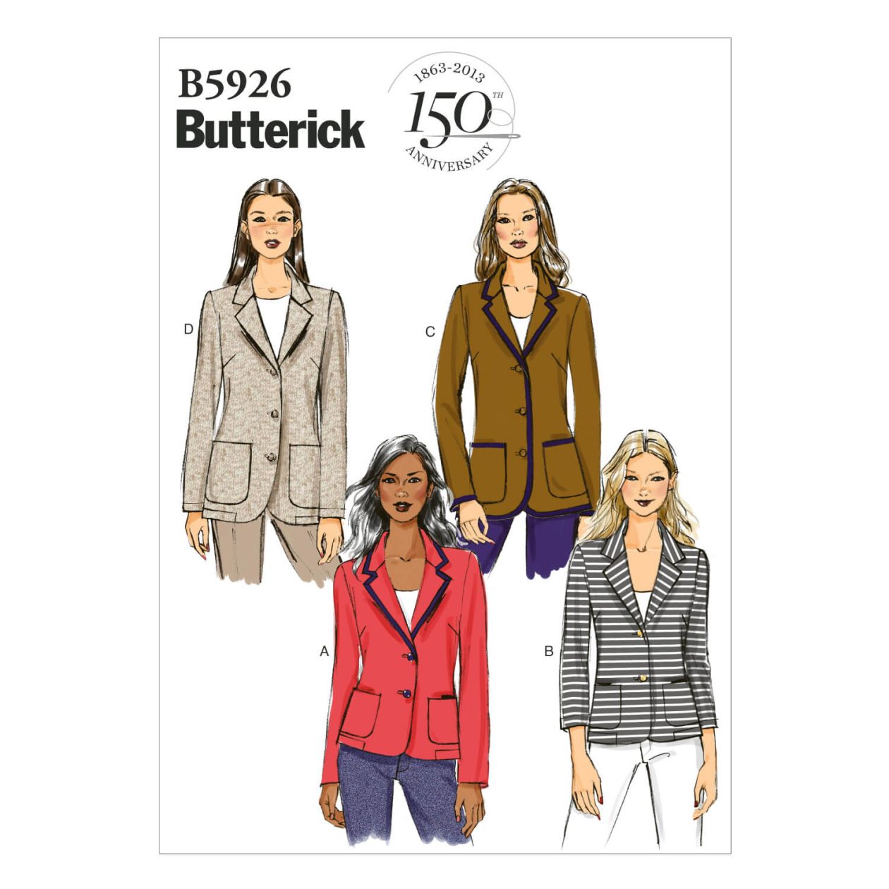 Butterick Sewing Pattern B5926 Misses'/Misses' Petite Jacket