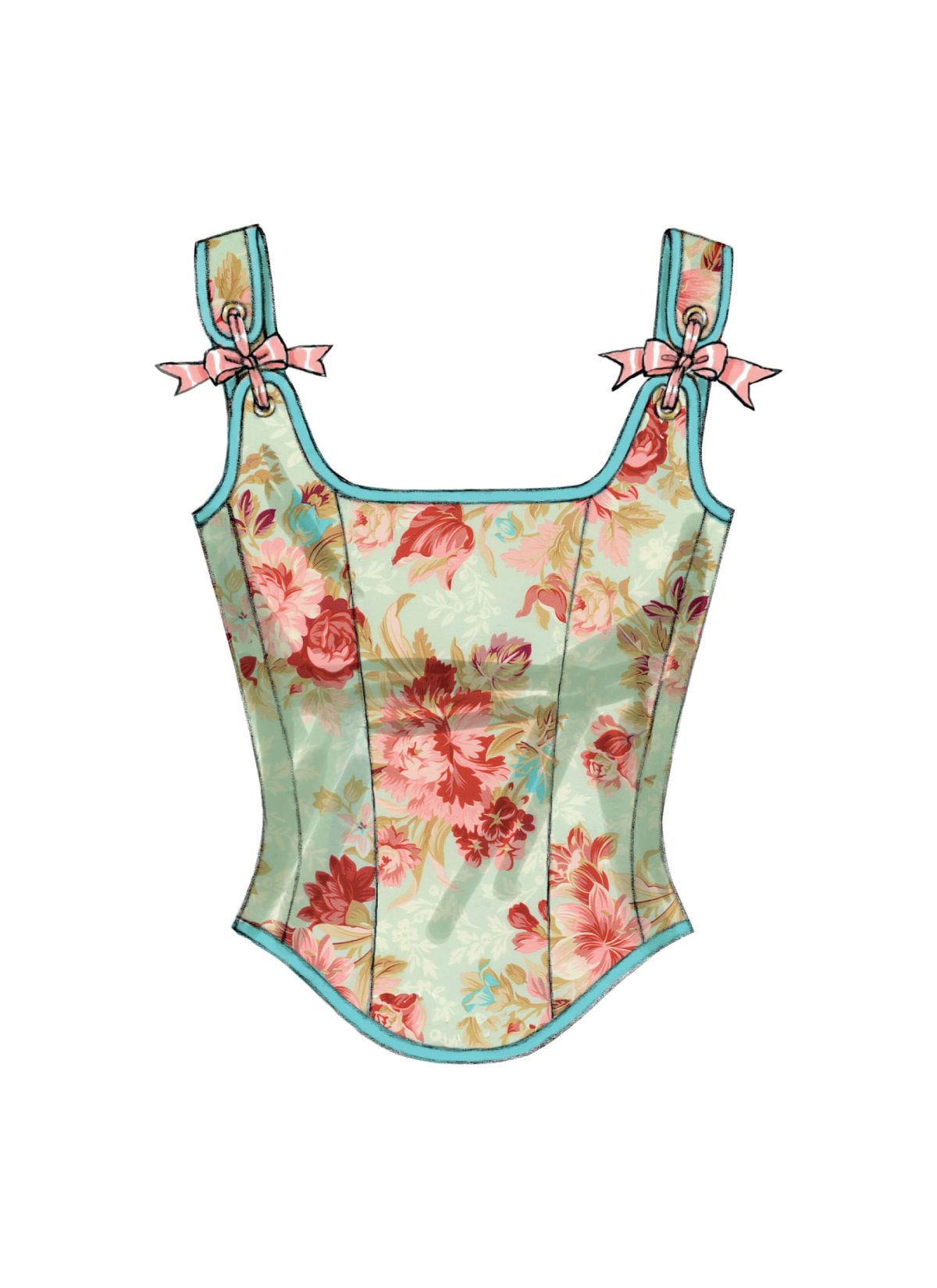 Butterick Sewing Pattern B5935 Misses' Corset