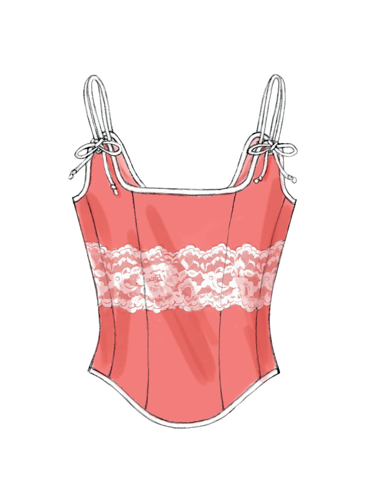 Butterick Sewing Pattern B5935 Misses' Corset