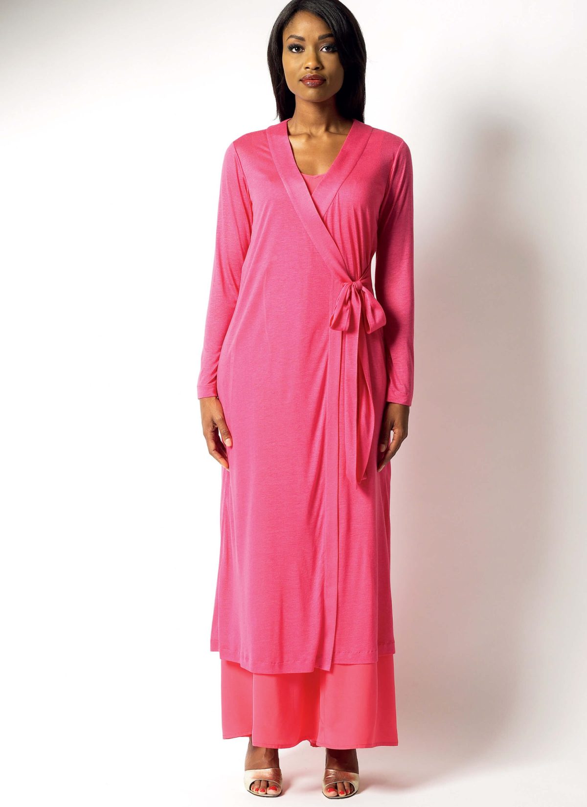 Butterick Sewing Pattern B5963 Misses' Robe, Top, Gown, Pants and Bag