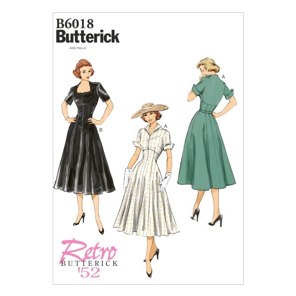 Butterick Sewing Pattern B6018 Misses' Dress