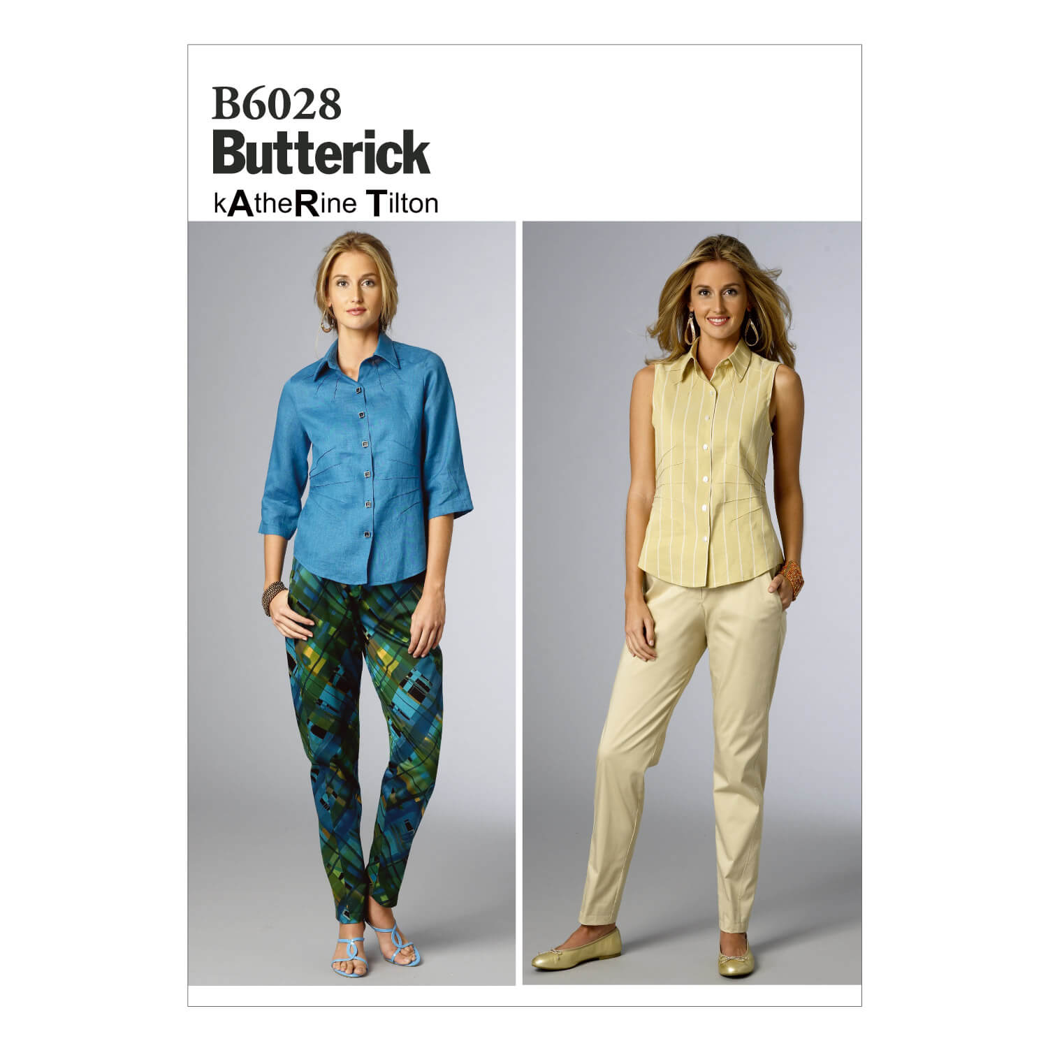 Butterick 6945 Misses' Knit Lounge Top, Dress and Pants