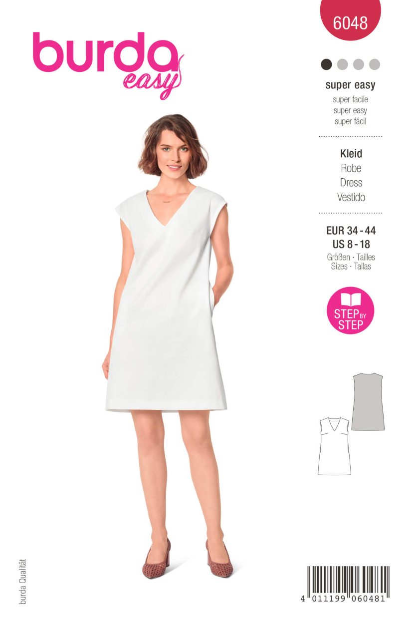 Burda Style Pattern 6048 Misses' Shift Dress