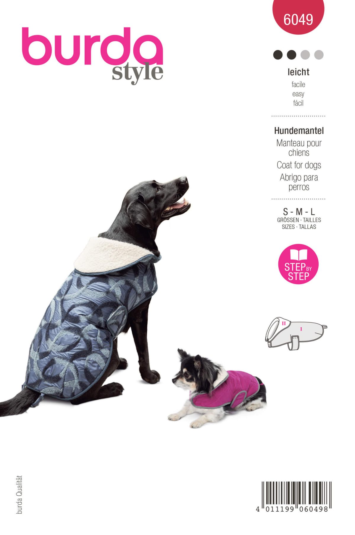 Burda Style Pattern 6049 Dog Coats