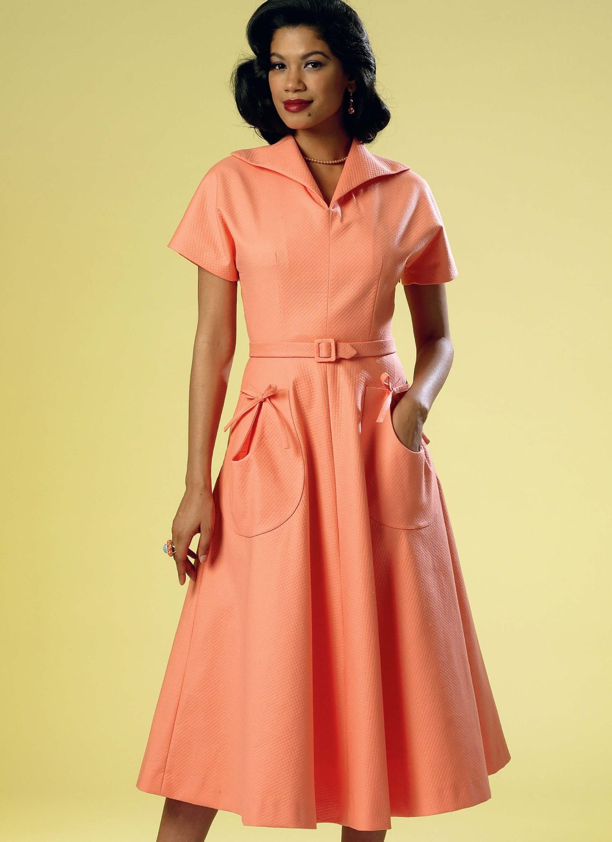 Butterick Sewing Pattern B6055 Misses' Dress and Belt