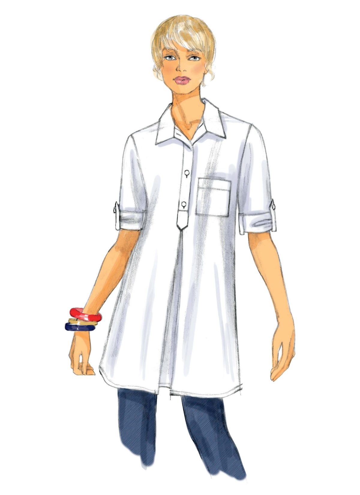 Butterick Sewing Pattern B6099 Misses' Tunic