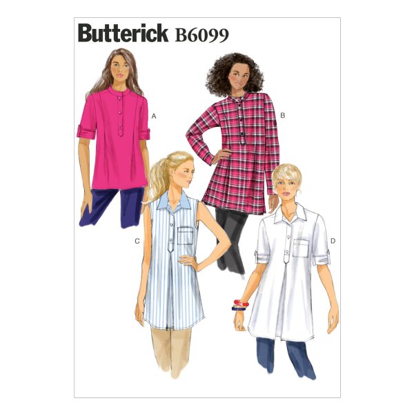 Butterick Sewing Pattern B6099 Misses' Tunic