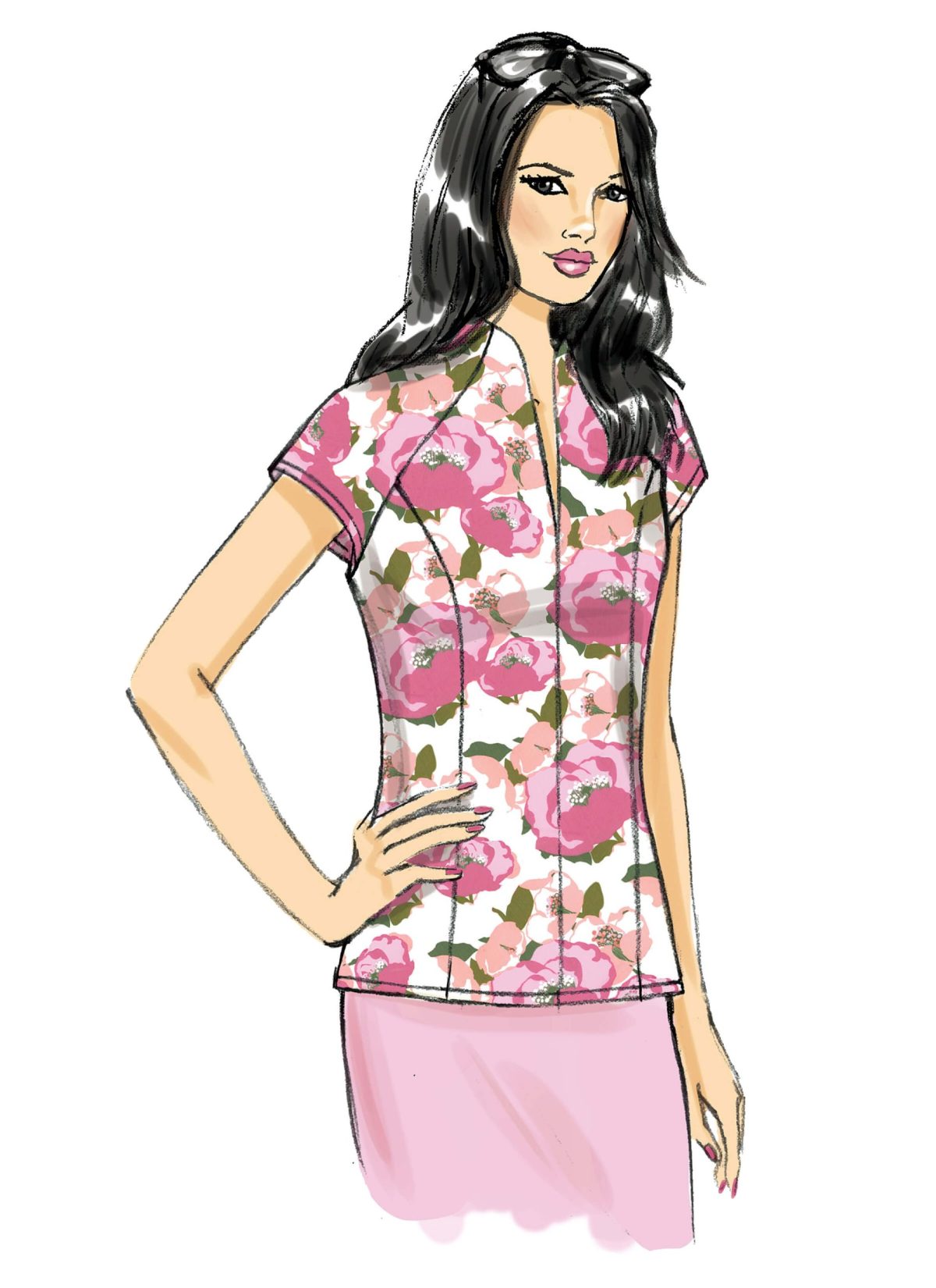 Butterick Sewing Pattern B6134 Misses' Top