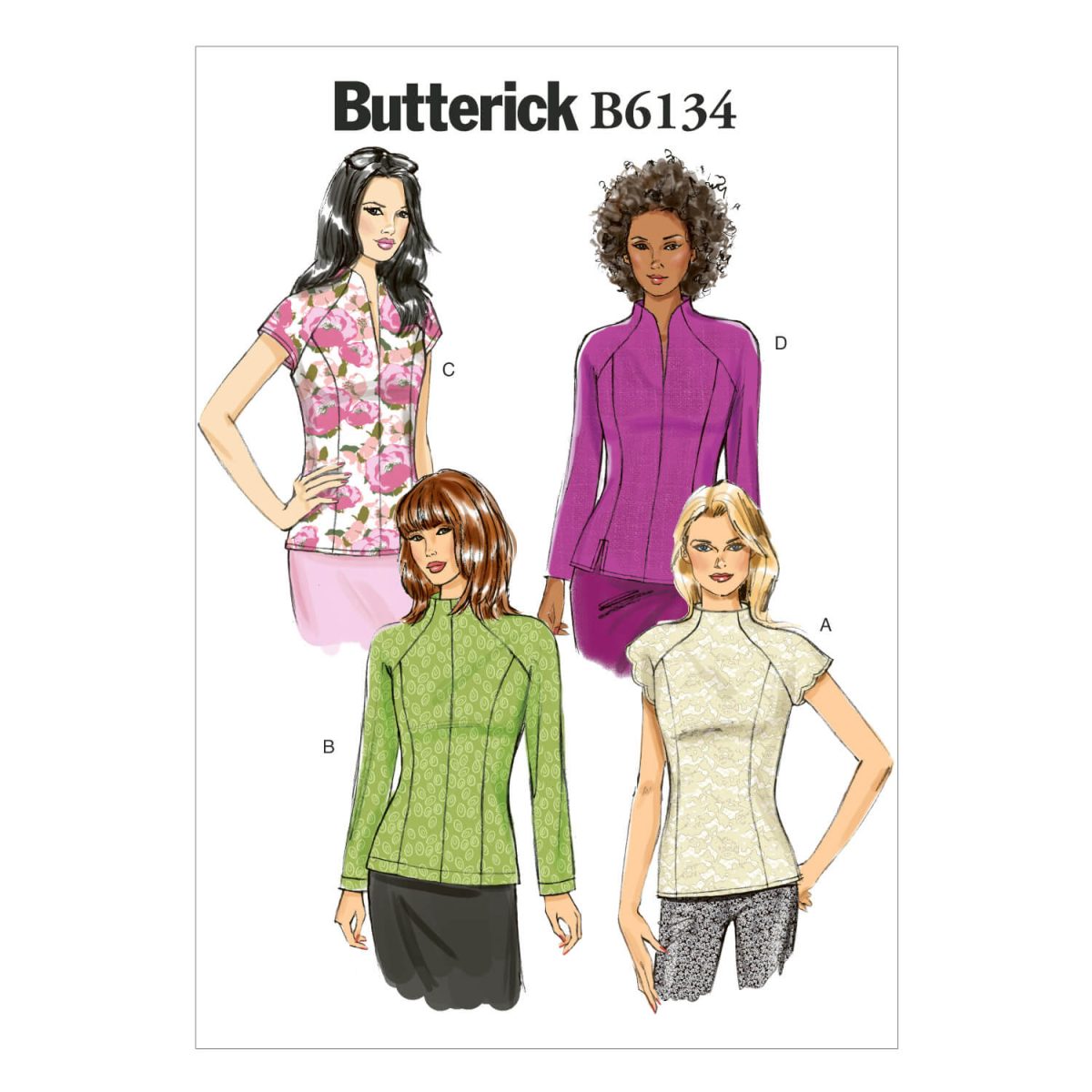 Butterick Sewing Pattern B6134 Misses' Top