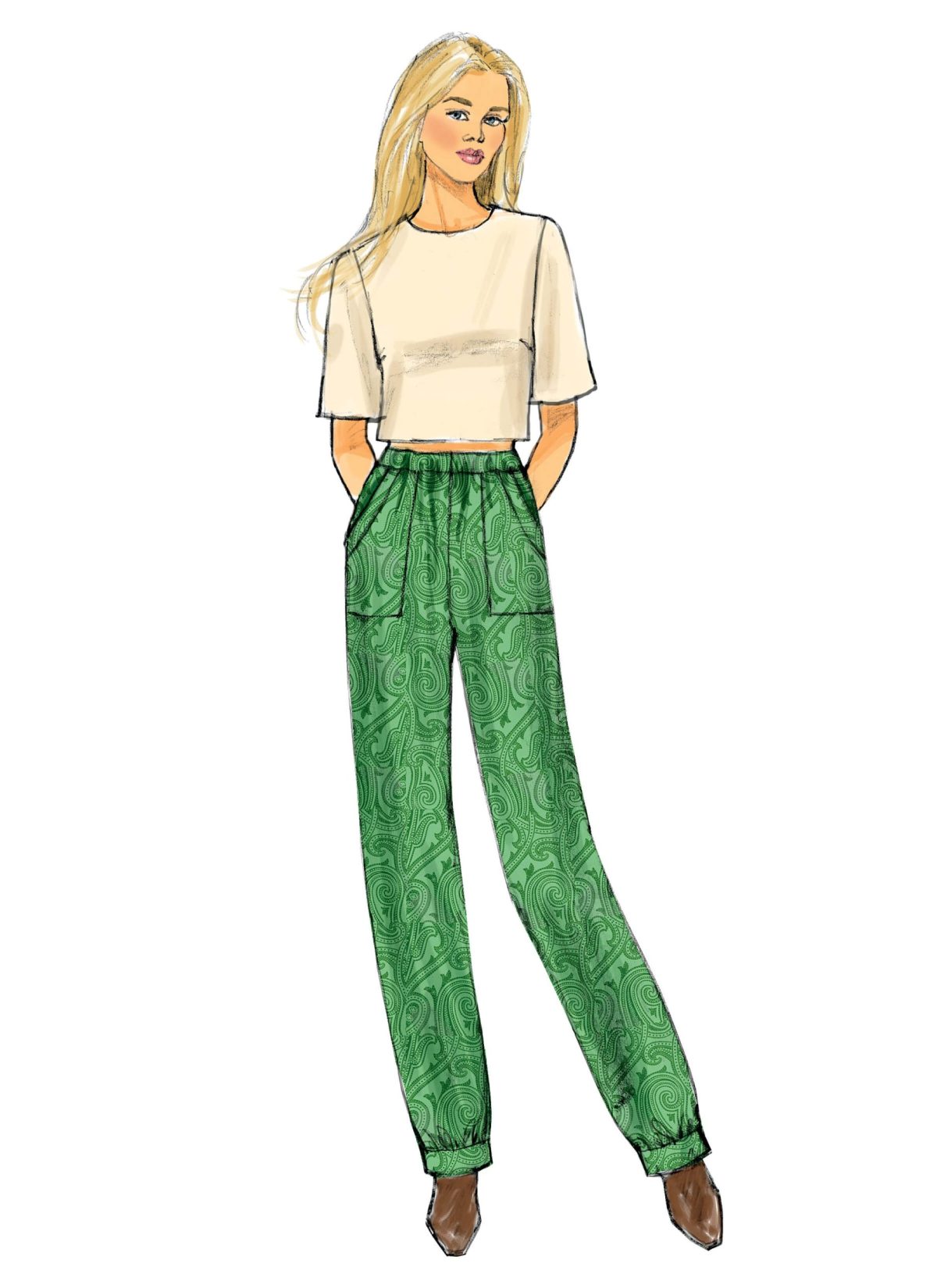 Butterick Sewing Pattern B6137 Misses' Pants