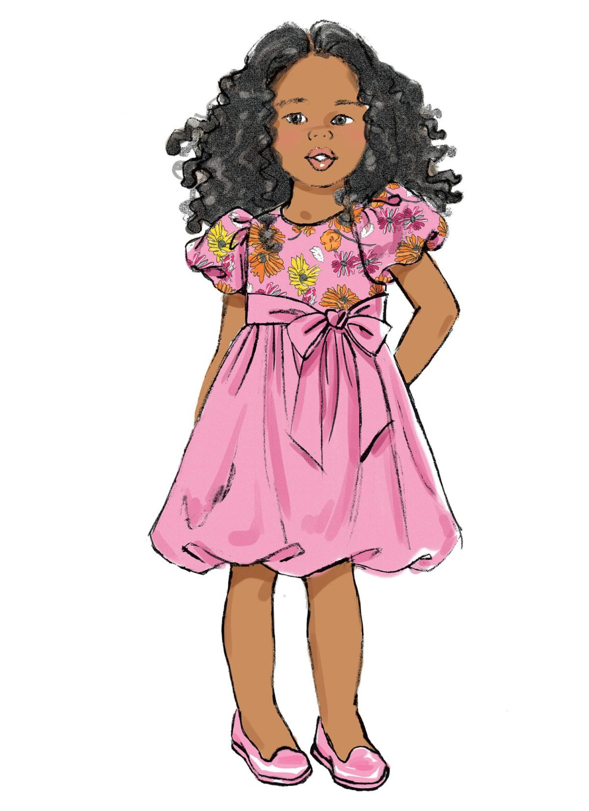 Butterick Sewing Pattern B6161 Children's/Girls' Dress