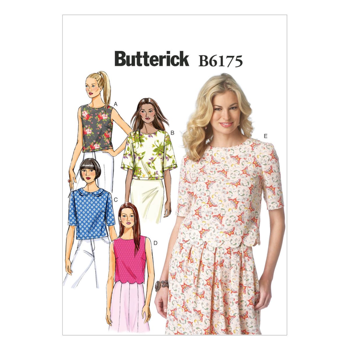 Butterick Sewing Pattern B6175 Misses' Top