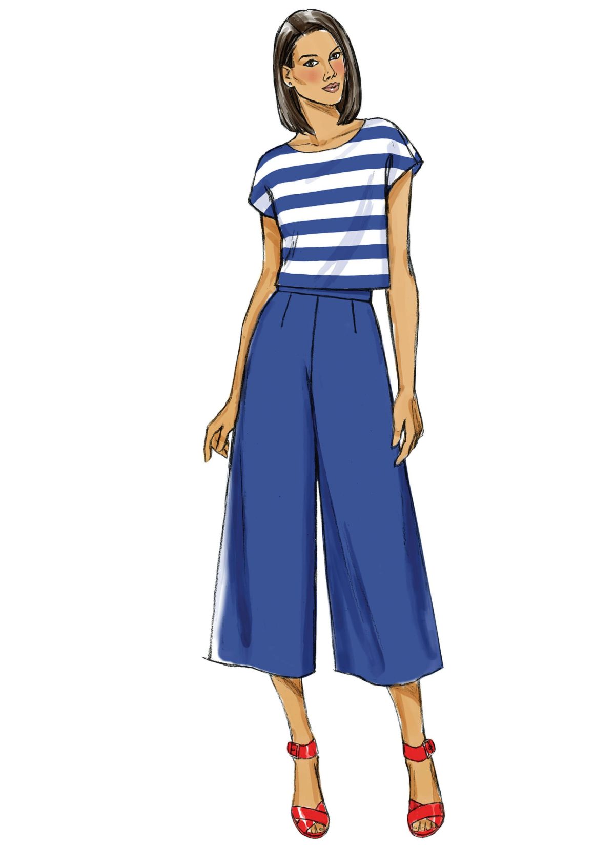 Butterick Sewing Pattern B6178 Misses' Culottes