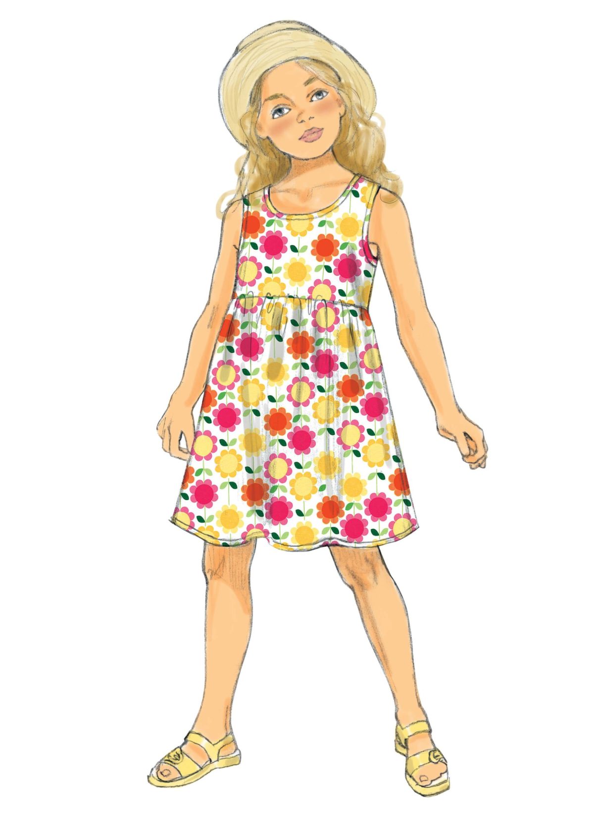 Butterick Sewing Pattern B6202 Children's/Girls' Dress and Culottes