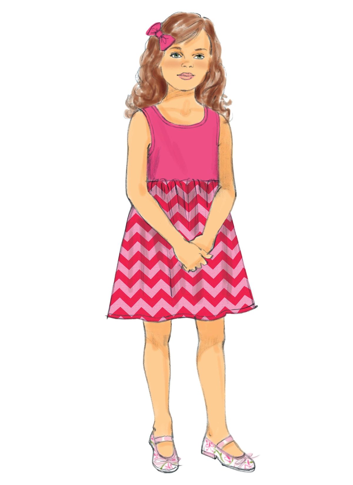 Butterick Sewing Pattern B6202 Children's/Girls' Dress and Culottes