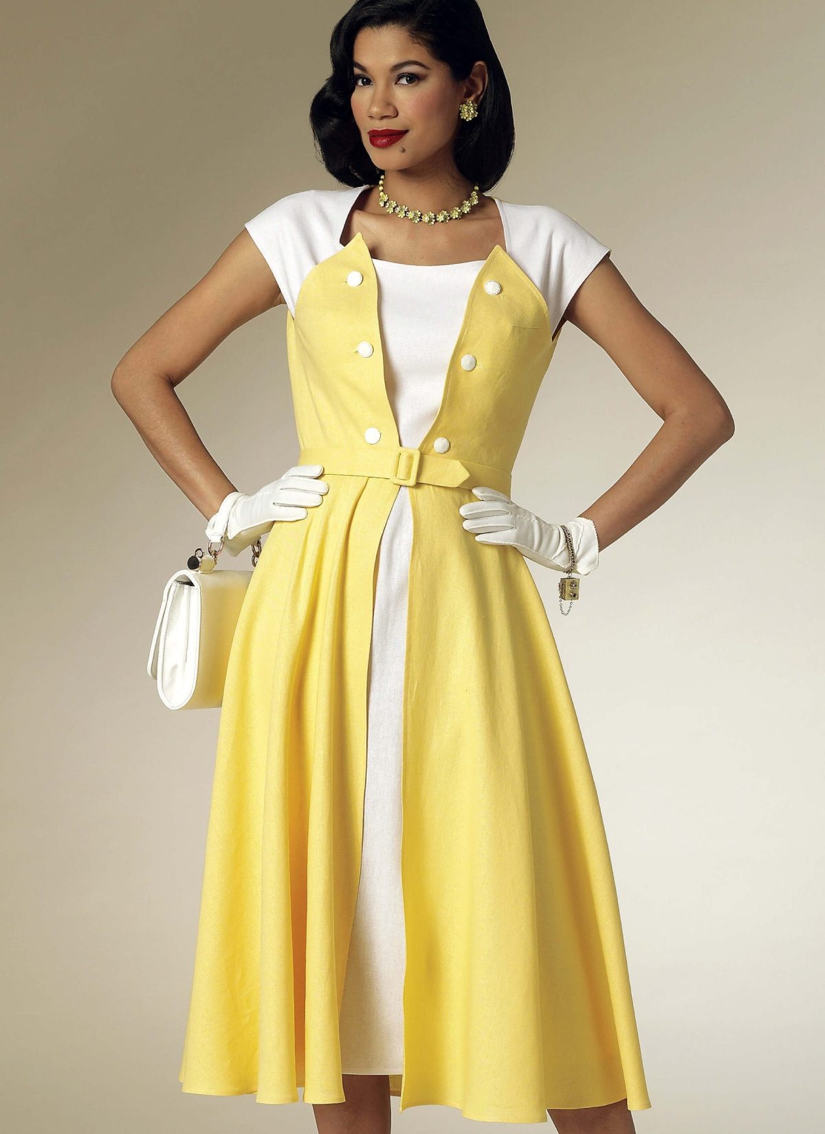 Butterick Sewing Pattern B6211 Misses' Dress and Belt