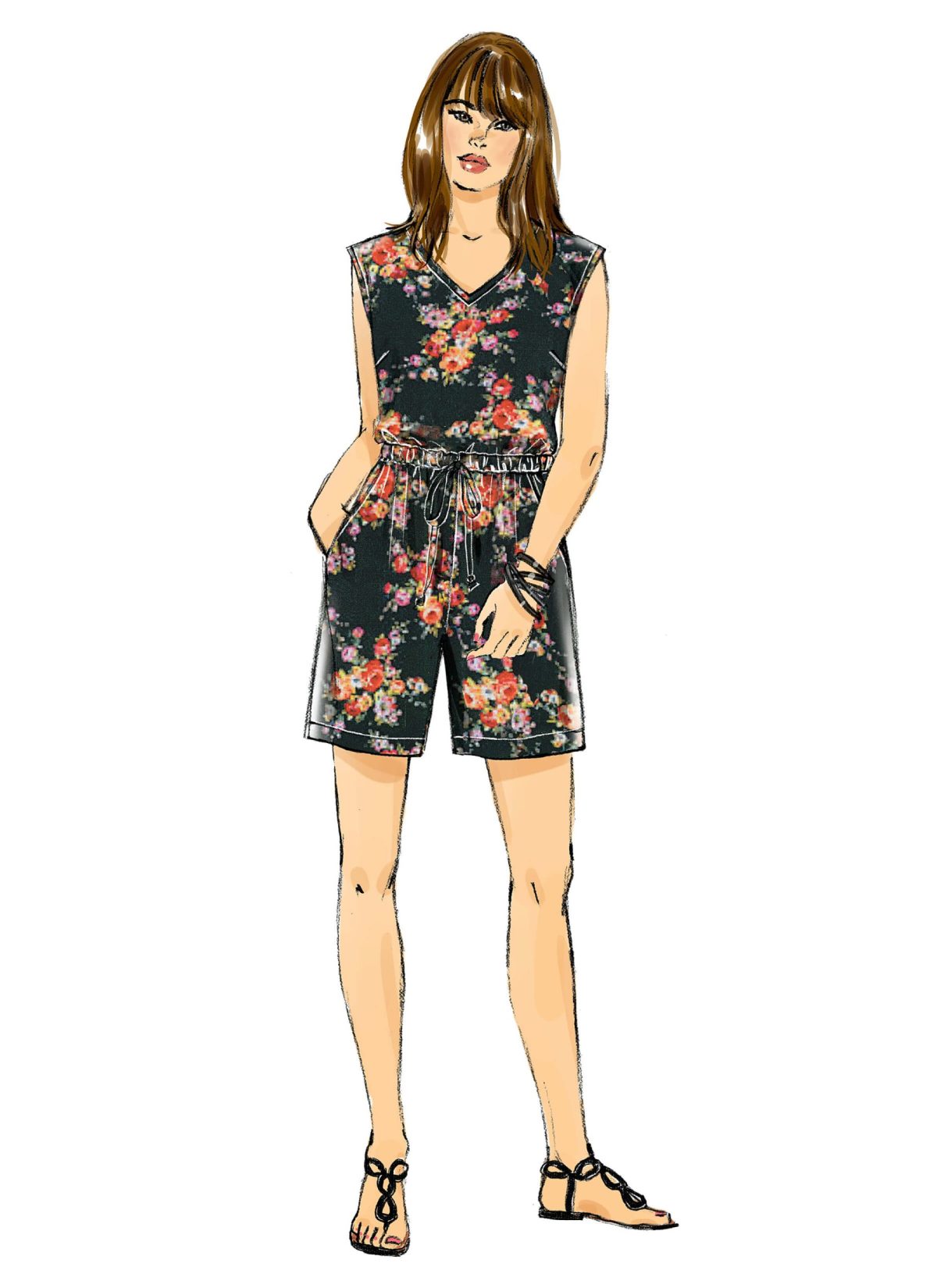 Butterick Sewing Pattern B6224 Women's Kimono-inspired robe and Jumpsuit