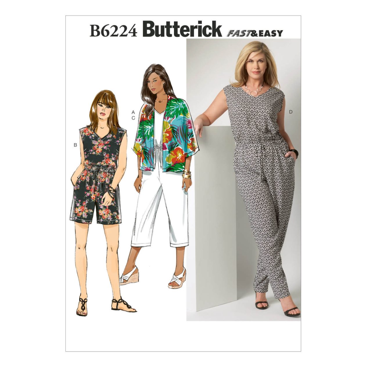 Patron De Jupe Butterick 6249 - Taille 42 à 50 - Multi Modèles Et Styles