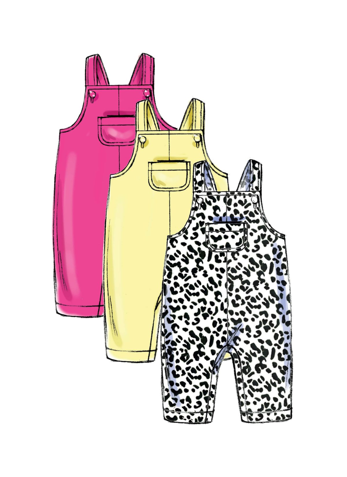 Butterick Sewing Pattern B6238 Infants' Jacket, Overalls, Pants, Bunting and Hat