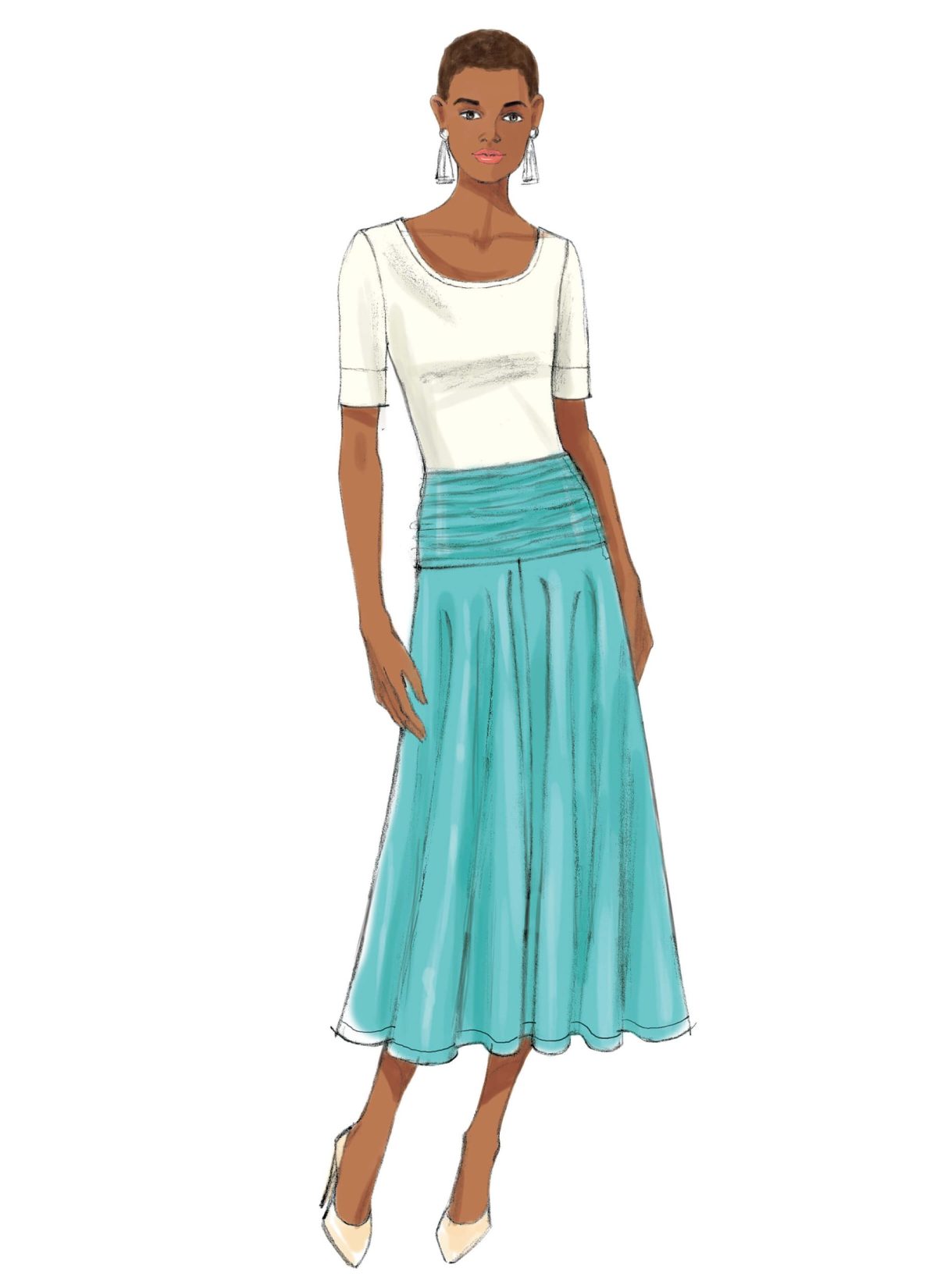 Butterick Sewing Pattern B6249 Misses' Skirt