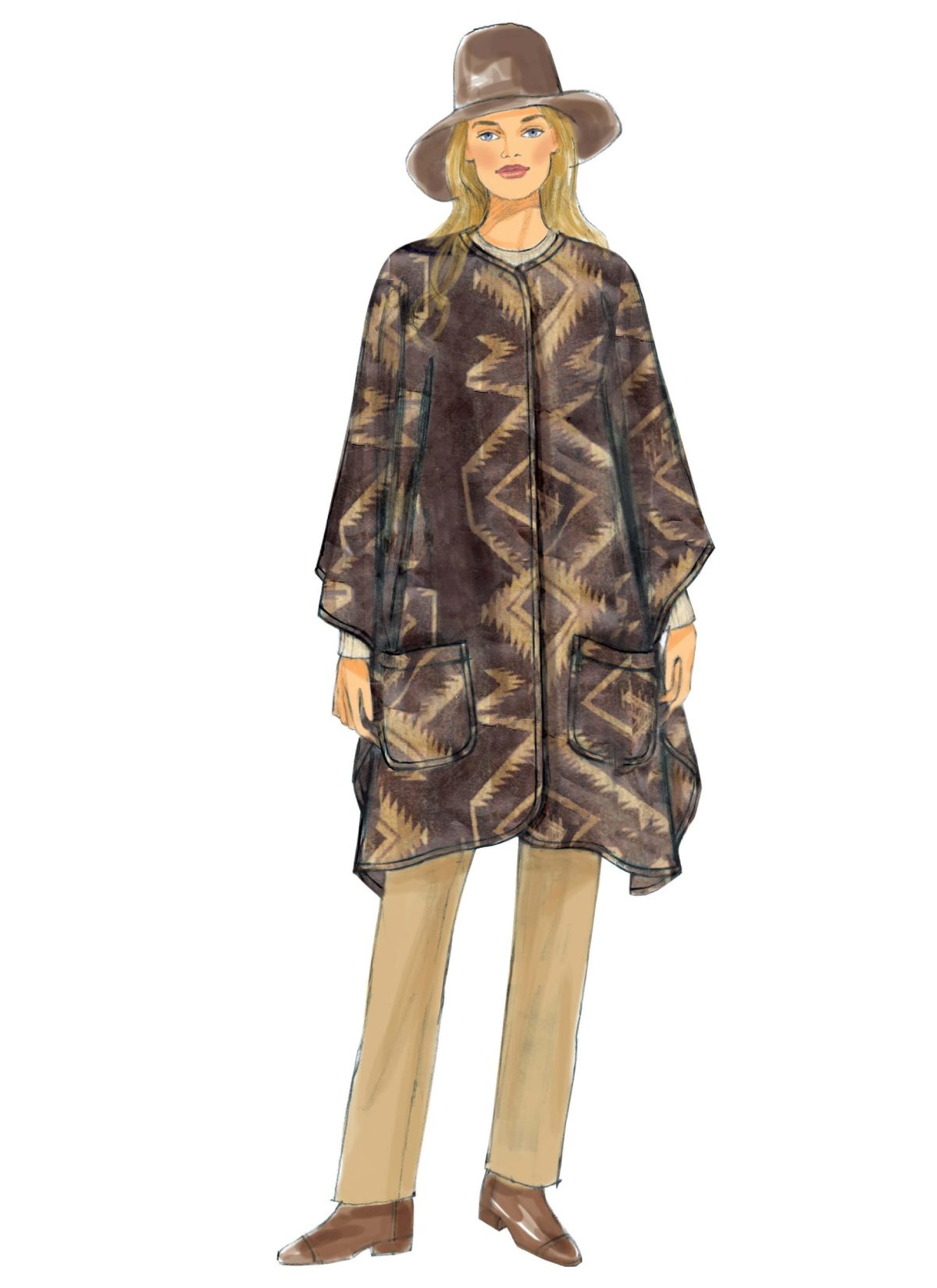 Butterick Sewing Pattern B6250 Misses' Jacket, Coat and Wrap