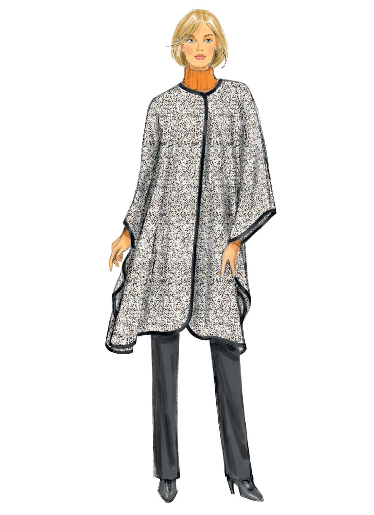 Butterick Sewing Pattern B6250 Misses' Jacket, Coat and Wrap