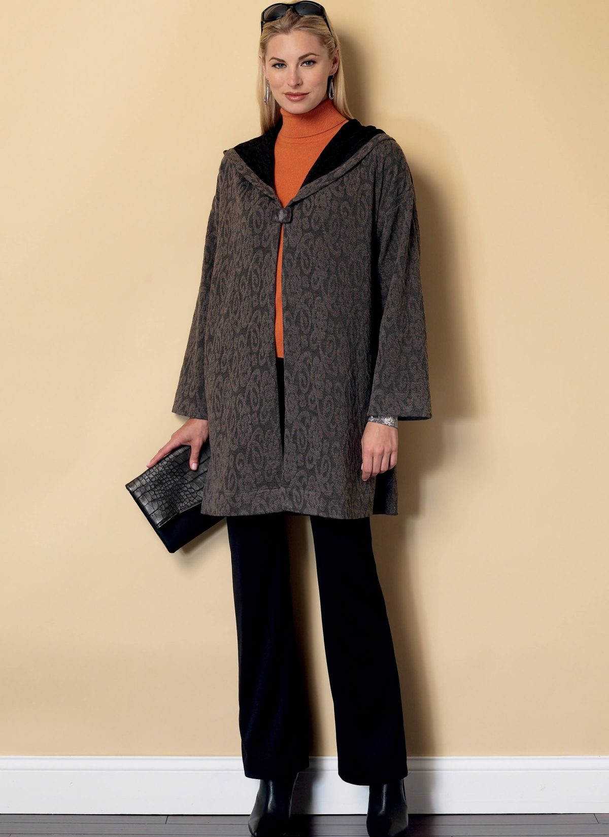 Butterick Sewing Pattern B6394 Misses' Shawl Collar Coats