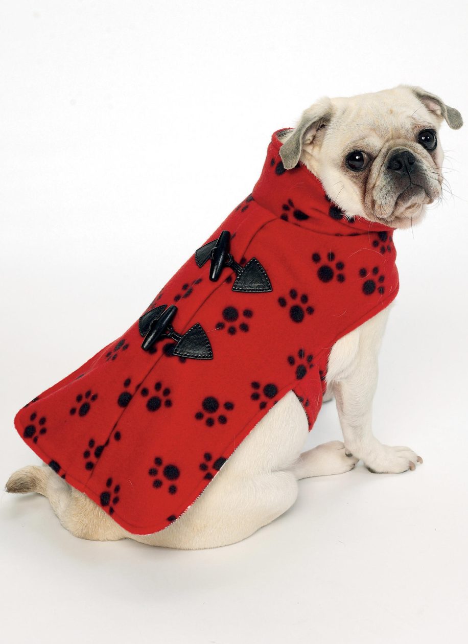 Butterick Sewing Pattern B6432 Pet Coats with Collar or Hood - Sewdirect