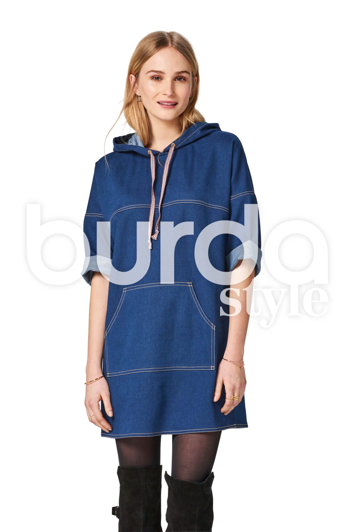 Burda Style Pattern B6475 Women's Hooded Dress