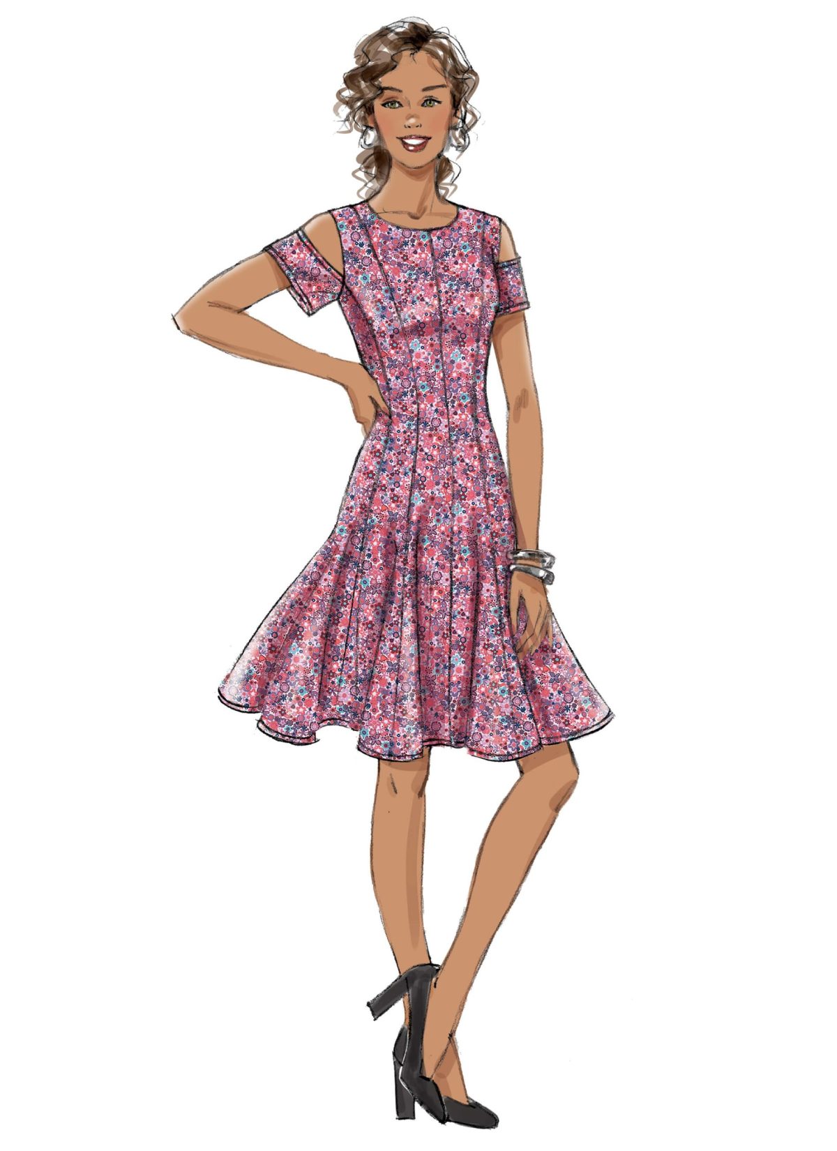 Butterick Sewing Pattern B6514 Misses'/Miss Petite Paneled Dress