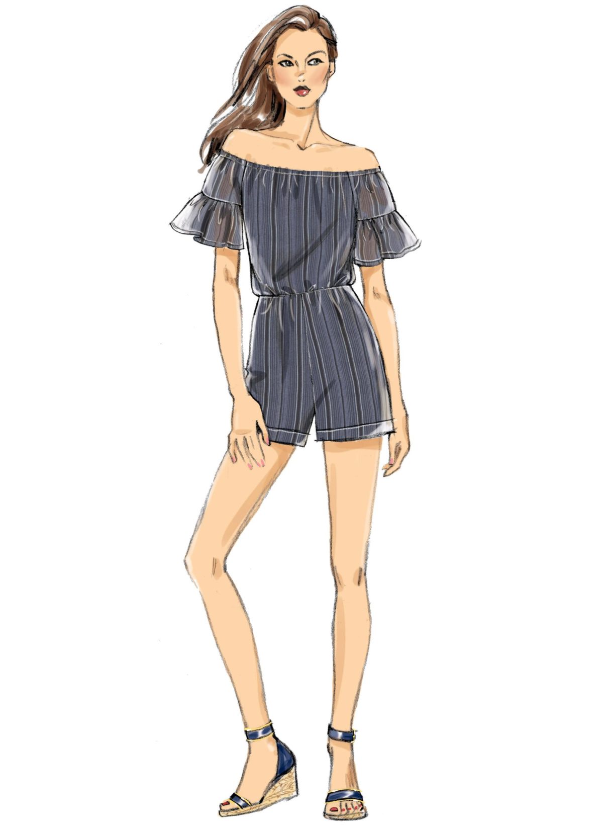 Butterick Sewing Pattern B6566 Misses'/Misses' Petite Dress,Romper, Jumpsuit and Sash