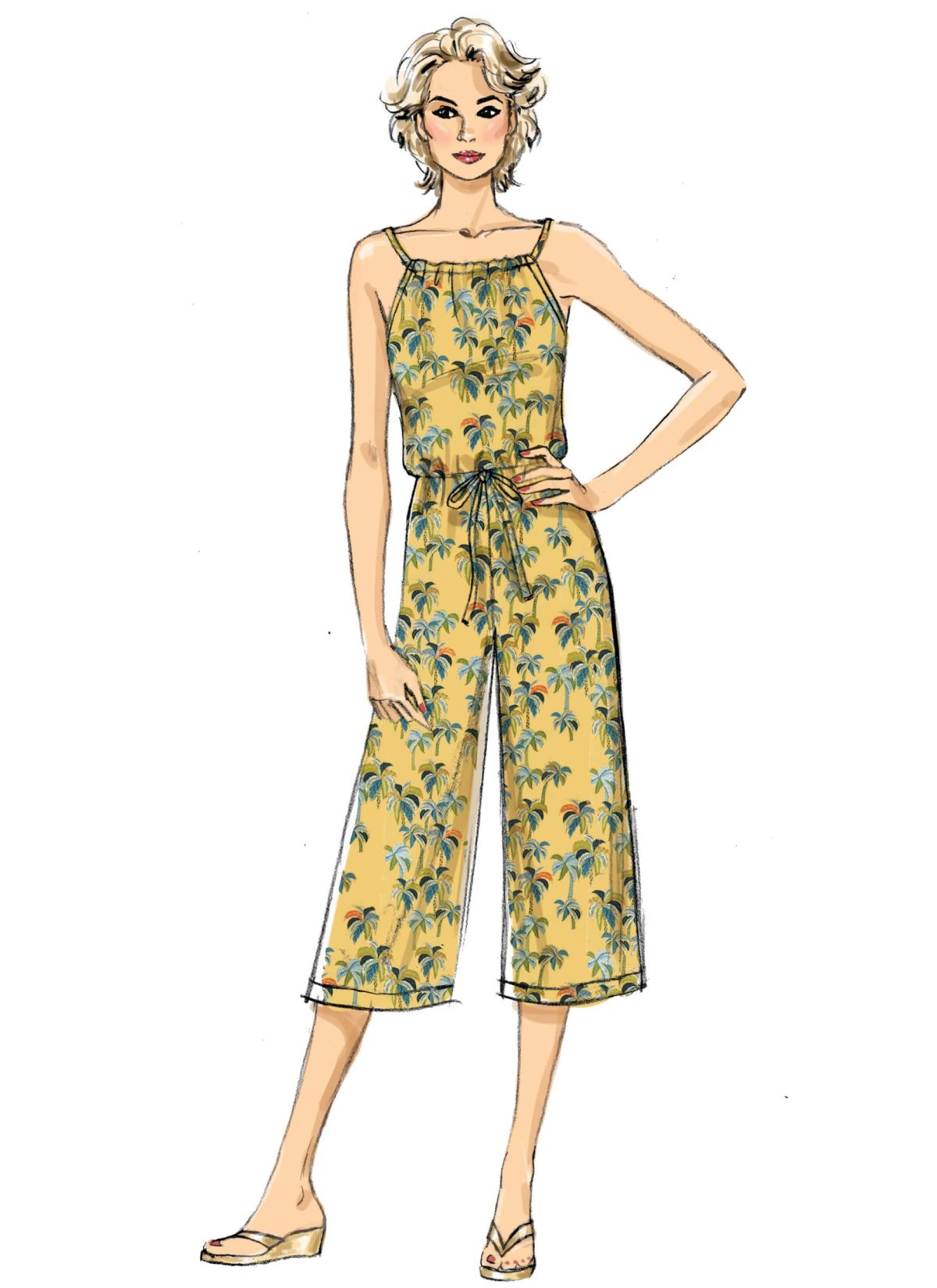 Butterick Sewing Pattern B6566 Misses'/Misses' Petite Dress,Romper, Jumpsuit and Sash