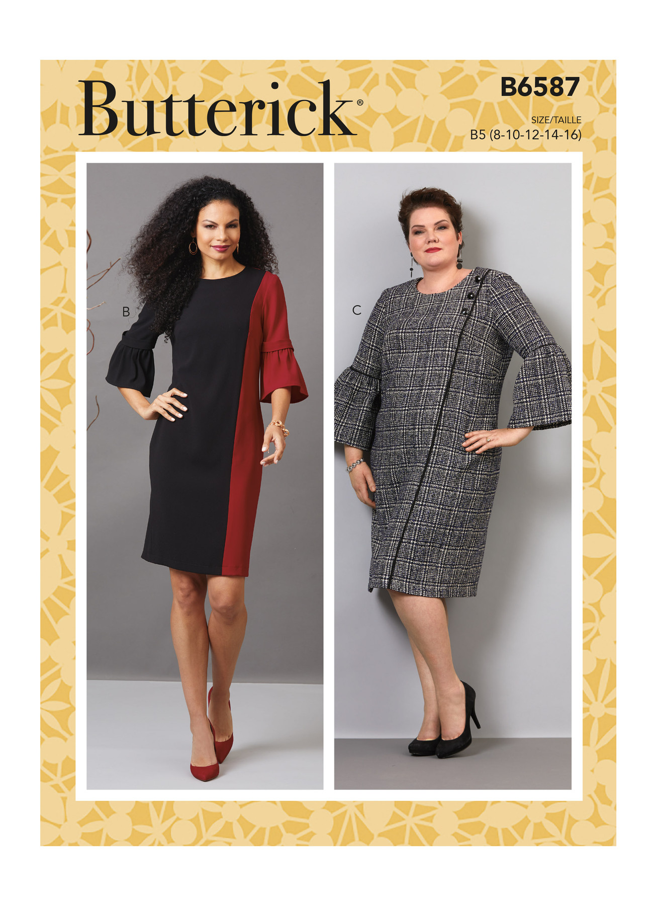 Butterick Sewing Pattern B6587 Misses’/ Women’s Dress