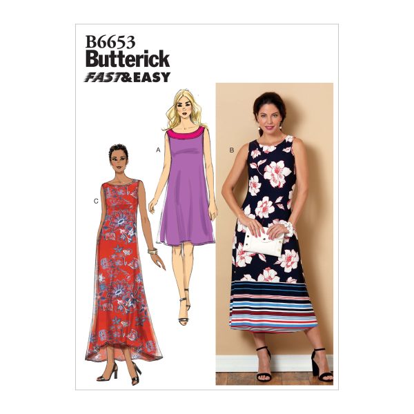 Butterick Sewing Pattern B6653 Misses' Dress