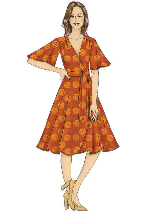 Butterick Sewing Pattern B6654 Misses', Children's and Girl's Dress and Sash