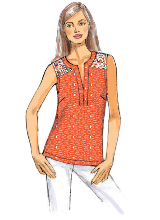 Butterick Sewing Pattern B6666 Misses' Top