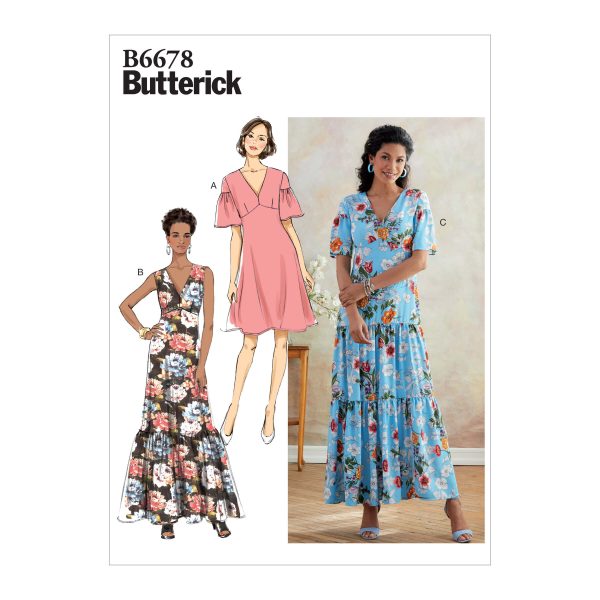 Butterick Sewing Pattern B6678 Misses'/Misses' Petite Dress