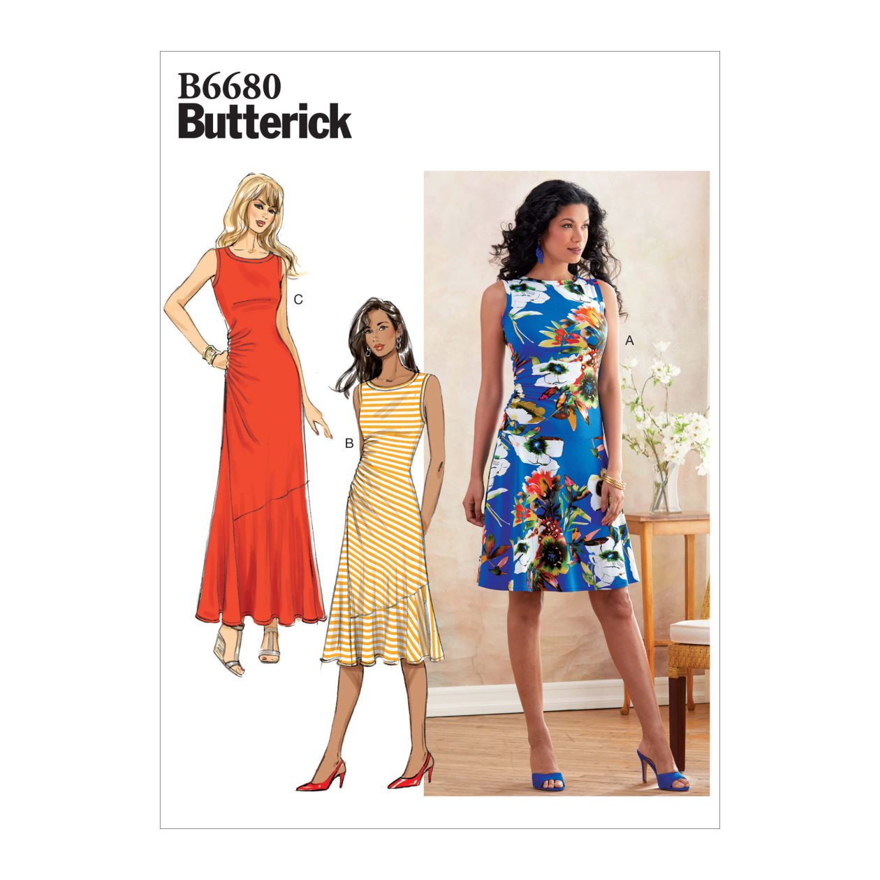 Butterick Sewing Pattern B6680 Misses' Dress