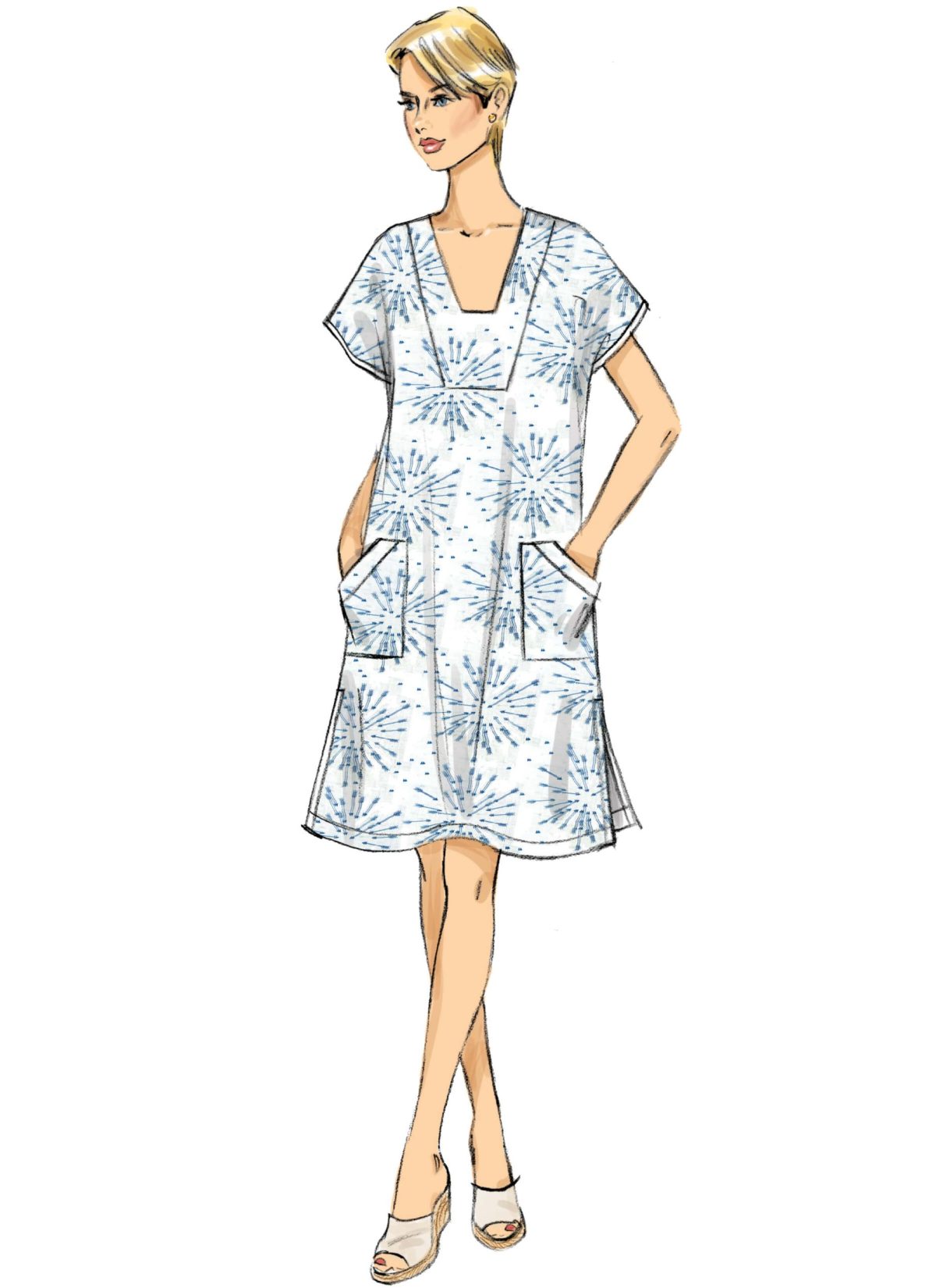 Butterick Sewing Pattern B6683 Misses' Tunic and Caftan