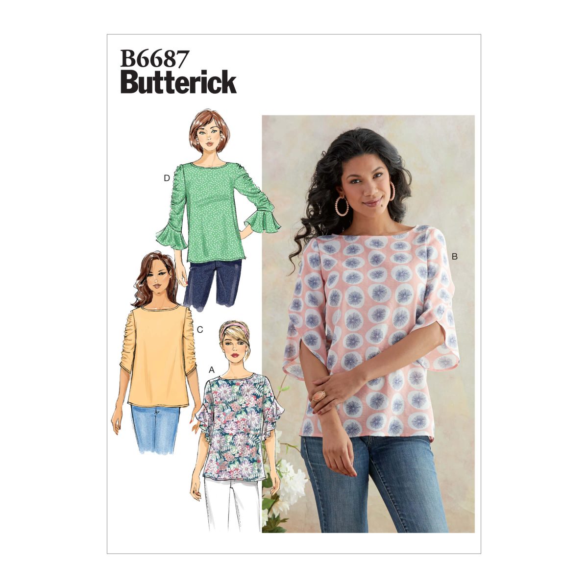 Butterick Sewing Pattern B6687 Misses' Top
