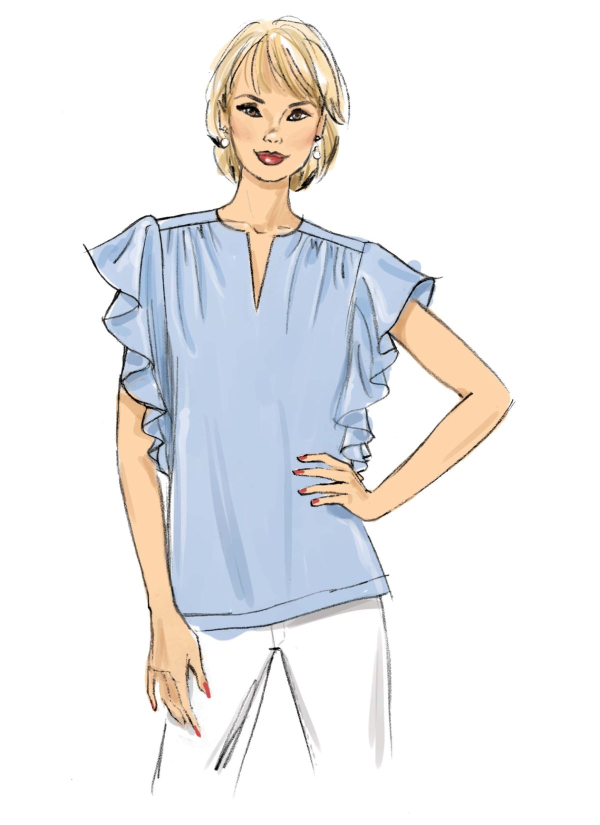 Butterick Sewing Pattern B6688 Misses' Top