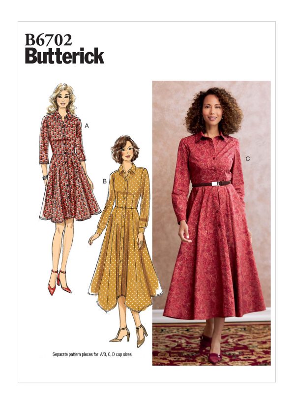 Butterick Sewing Pattern B6702 Misses' Dress