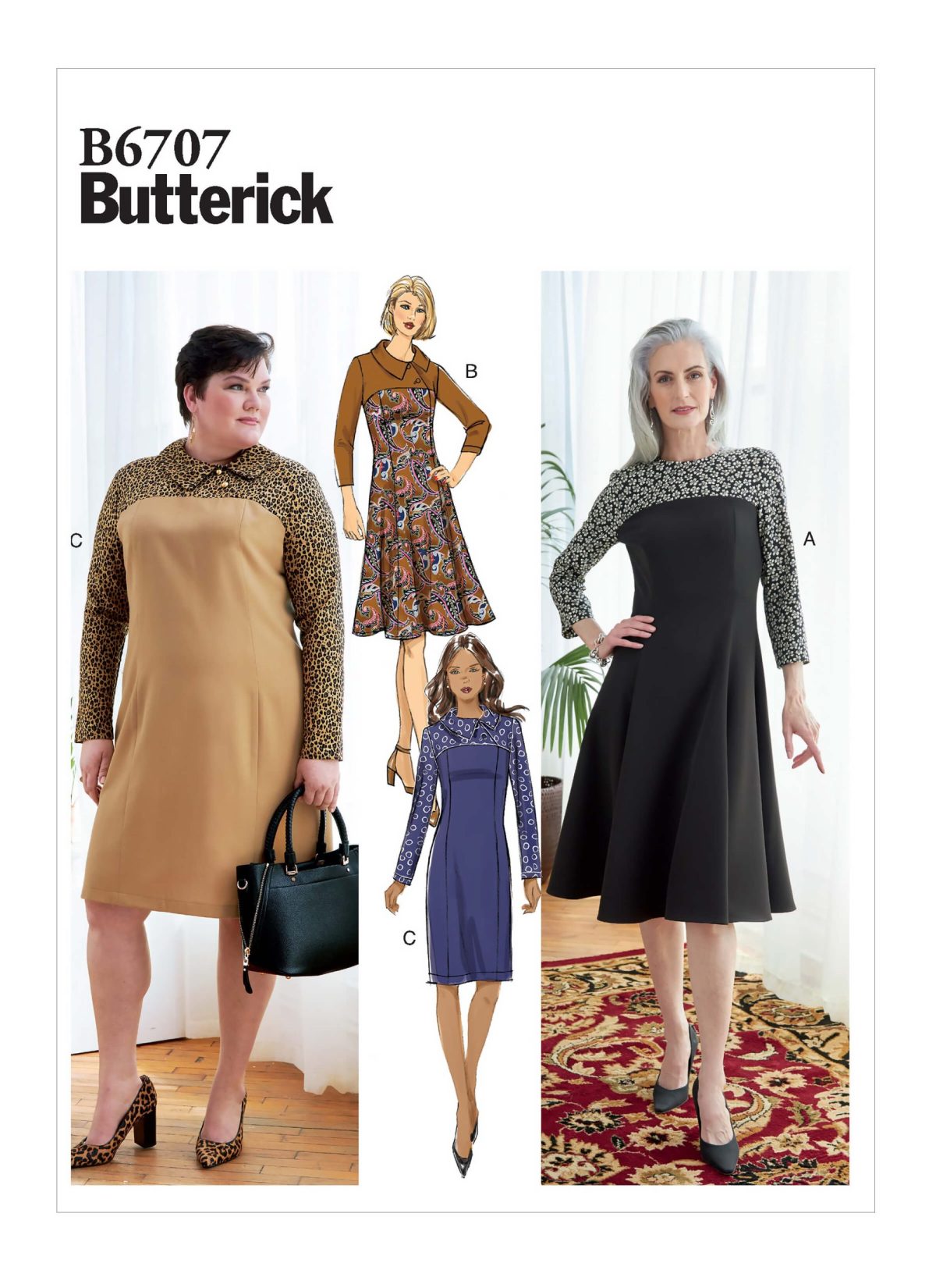 Butterick Sewing Pattern B6707 Misses'/Women's Dress