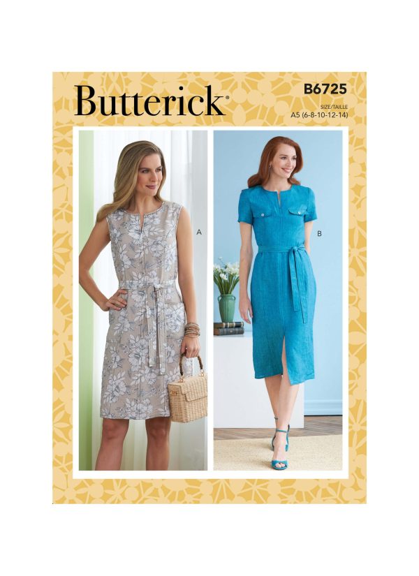 Butterick Sewing Pattern B6725 Misses' Dresses