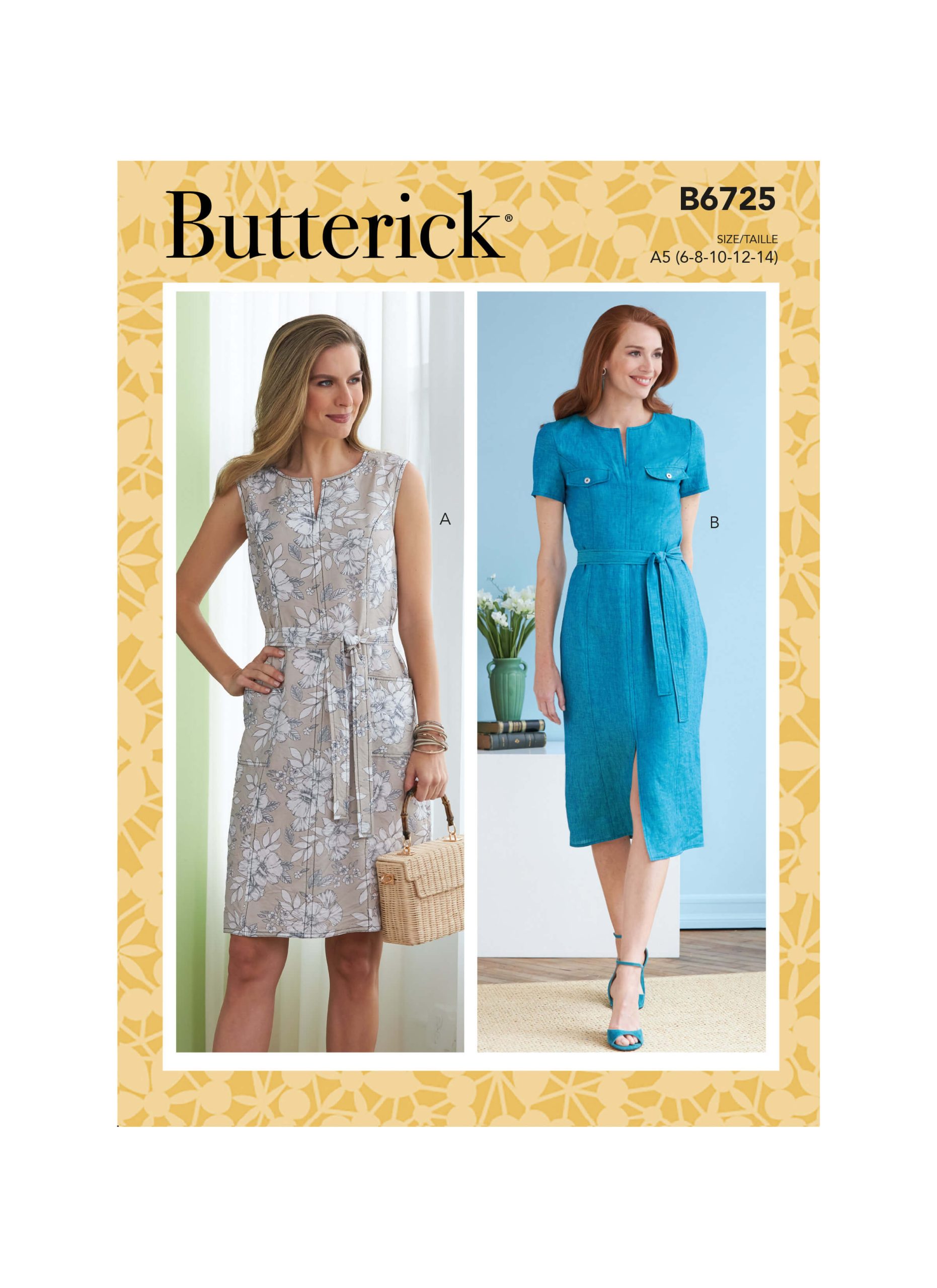 Butterick Sewing Pattern B6725 Misses’ Dresses - Sewdirect
