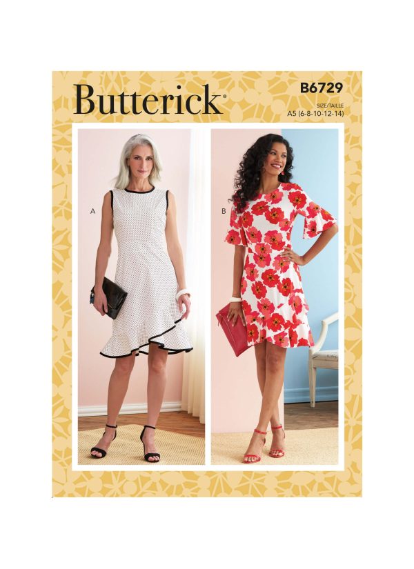 Butterick Sewing Pattern B6729 Misses' Dresses