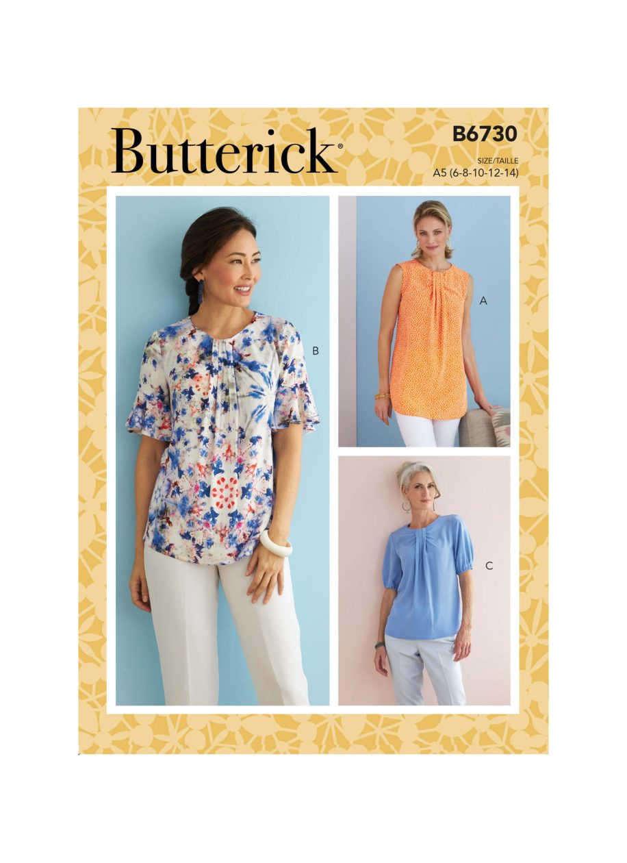 Butterick Sewing Pattern B6730 Misses' Top