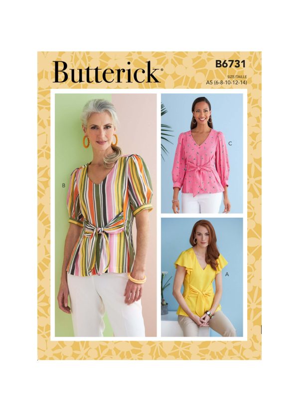 Butterick Sewing Pattern B6731 Misses' Top