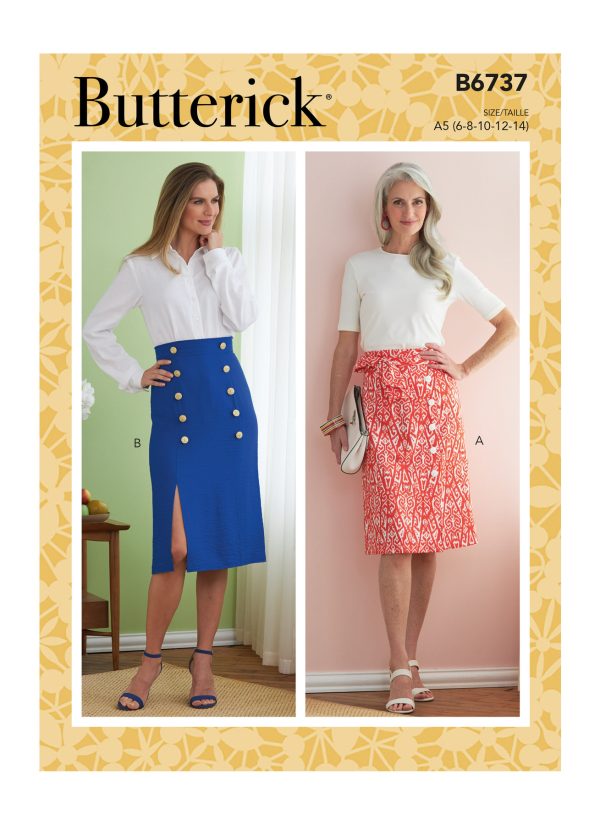 Butterick Sewing Pattern B6737 Misses' Skirts