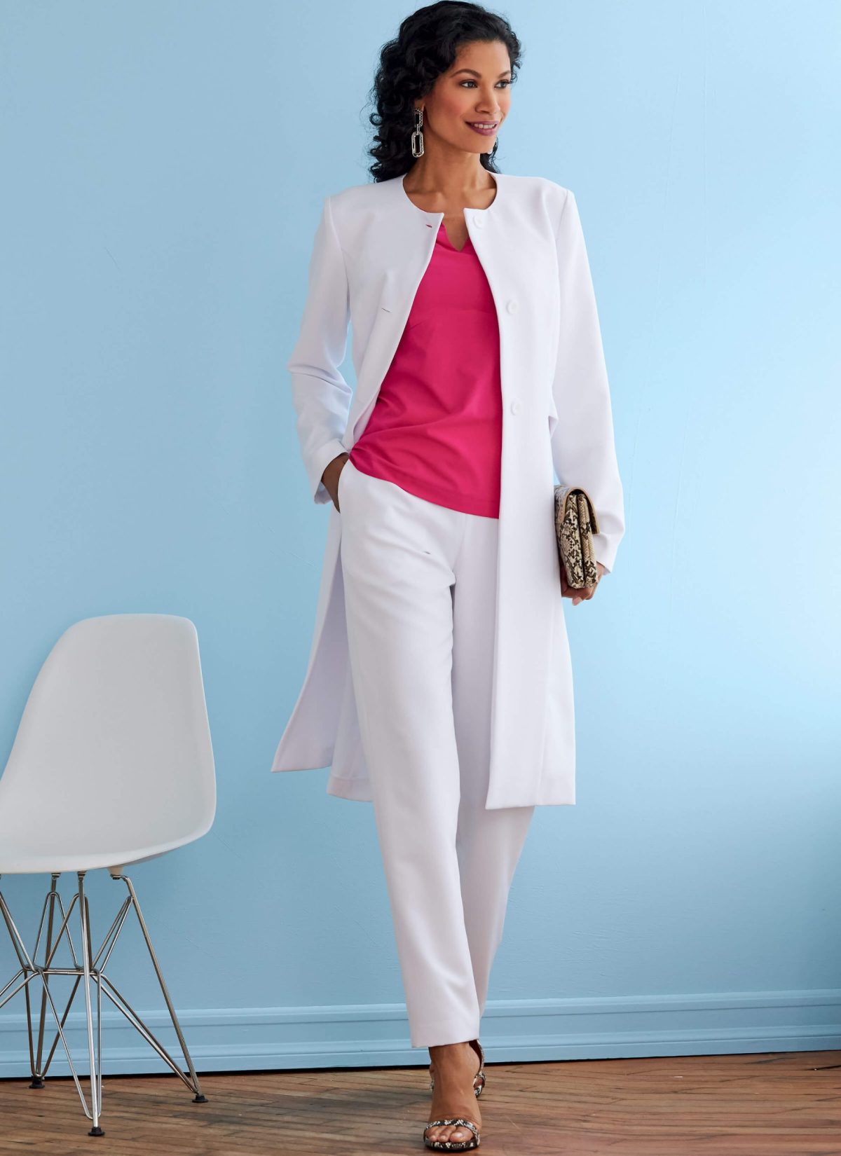 Butterick Sewing Pattern B6740 Misses' Jacket, Coat, Top & Trousers